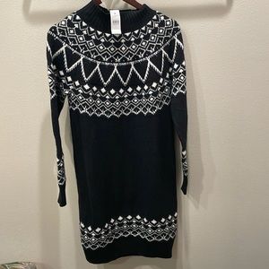 LOFT Fair Isle Sweater Dress- XS 🖤🤍
